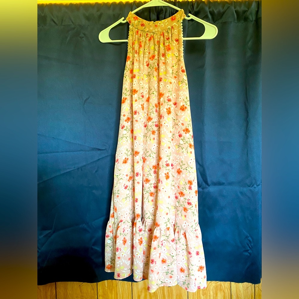 Nicole Miller Pink Floral Dress